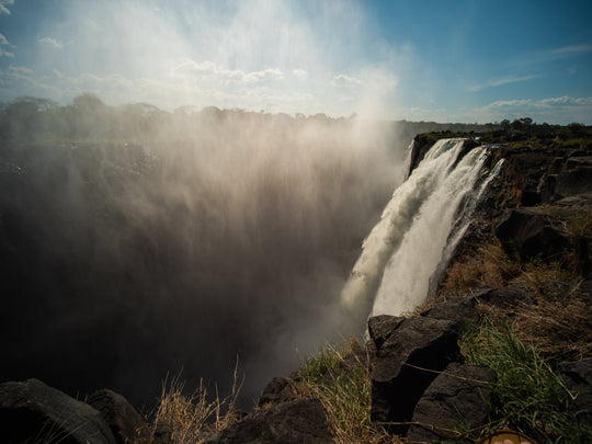 Victoria Falls, it's business as usual