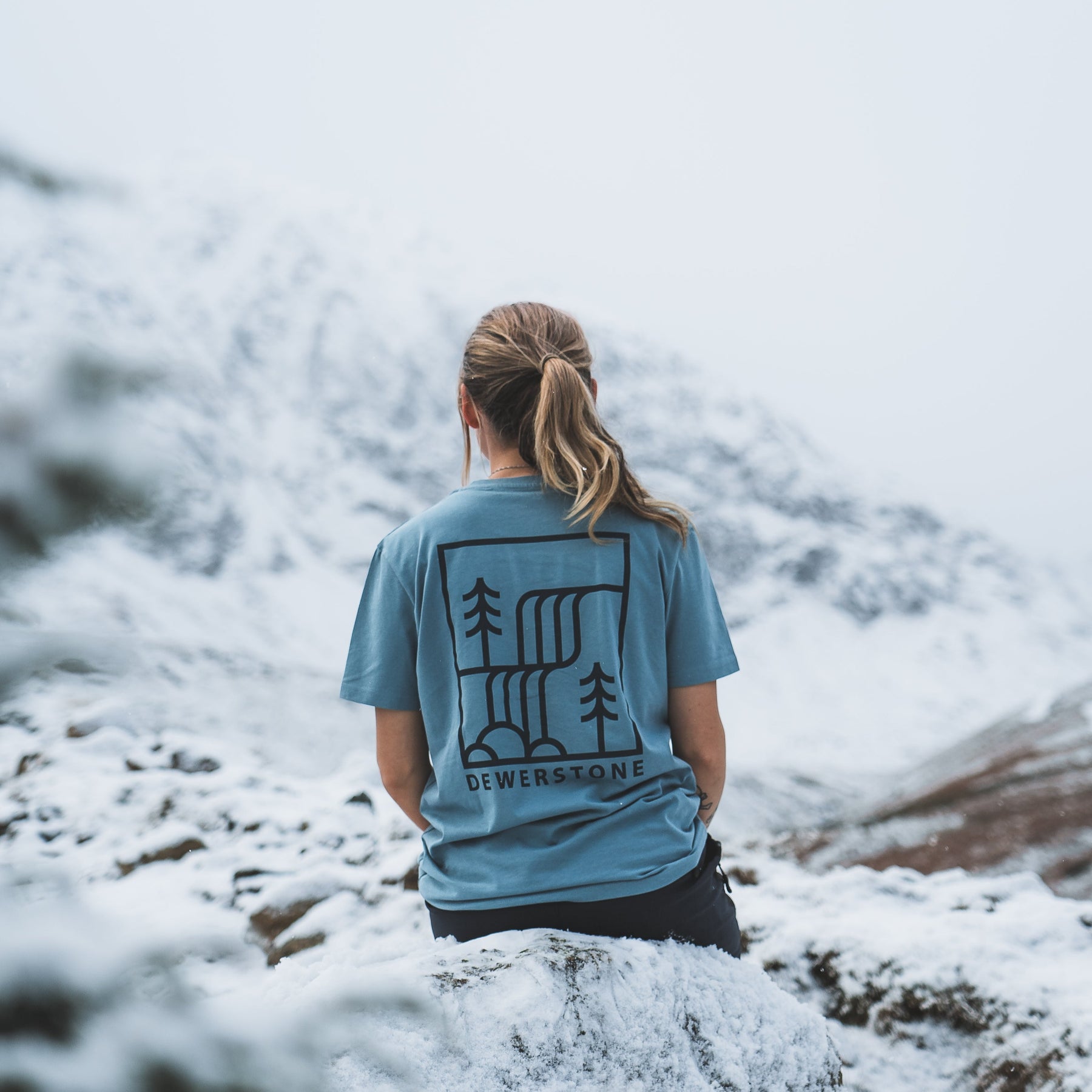 Cascade T Shirt - Glacier Blue – dewerstone