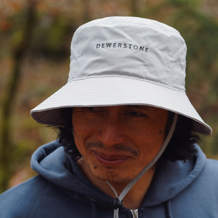 Recycled Wide Brim Quick-Dry Bucket Hat - Slate