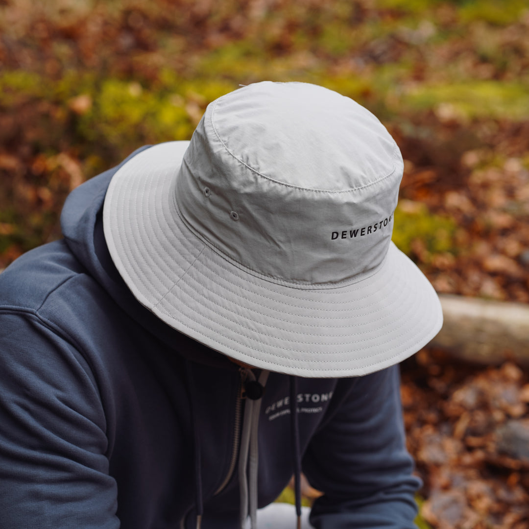 Recycled Wide Brim Quick-Dry Bucket Hat - Slate
