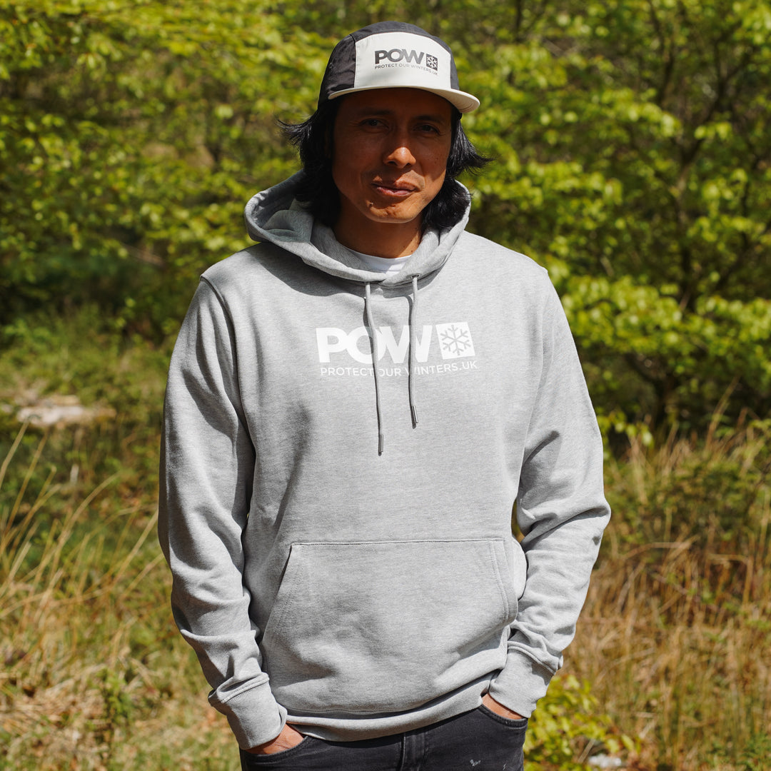 Protect Our Winters Logo Organic Cotton Hoody - Grey