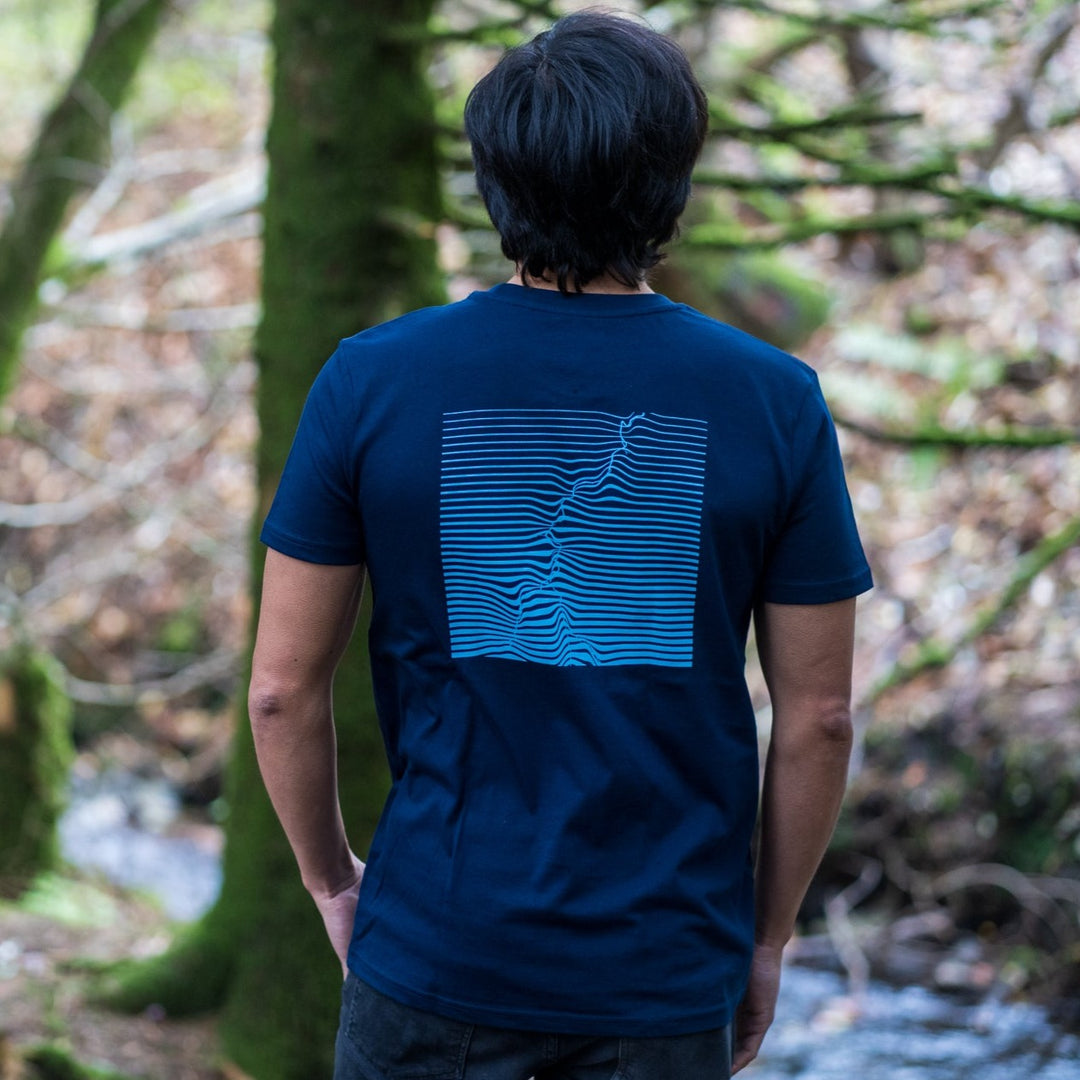 Save Our Rivers - Dyffryn T Shirt - Navy