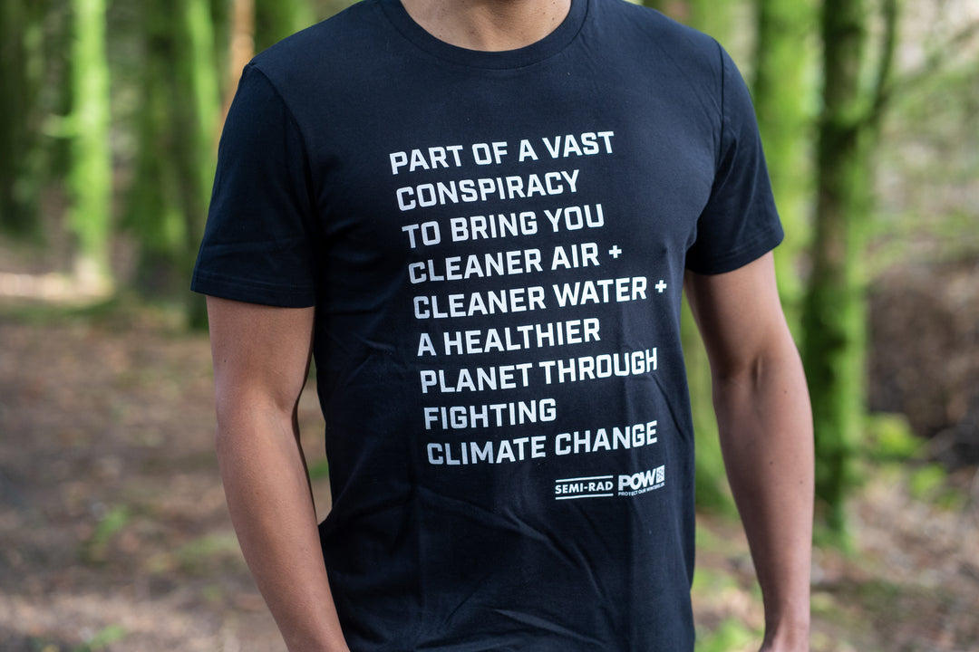 Protect Our Winters - Vast Conspiracy T Shirt - Black
