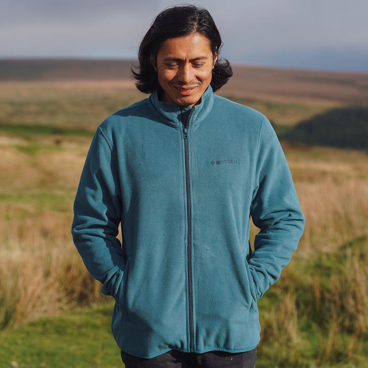 Hiker Recycled Polar Fleece Jacket - Teal