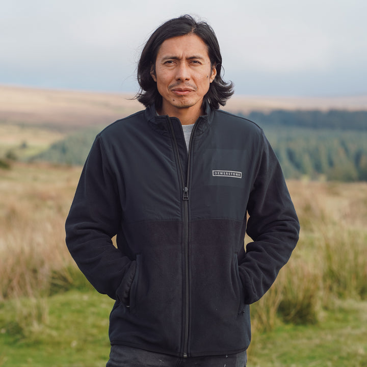 Explorer Recycled Polar Fleece Jacket - Black