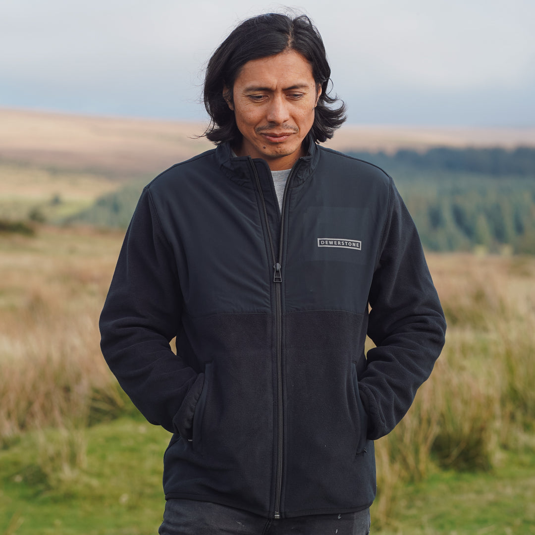 Explorer Recycled Polar Fleece Jacket - Black