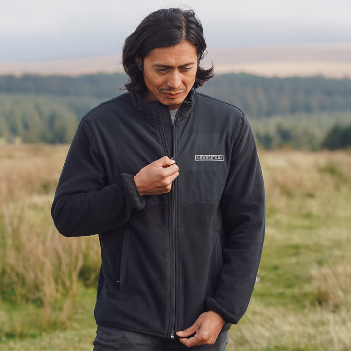 Explorer Recycled Polar Fleece Jacket - Black