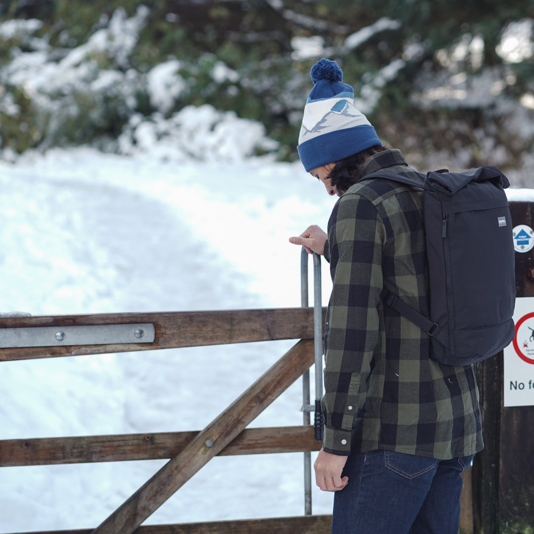 Ridgeline Recycled Beanie - Blue