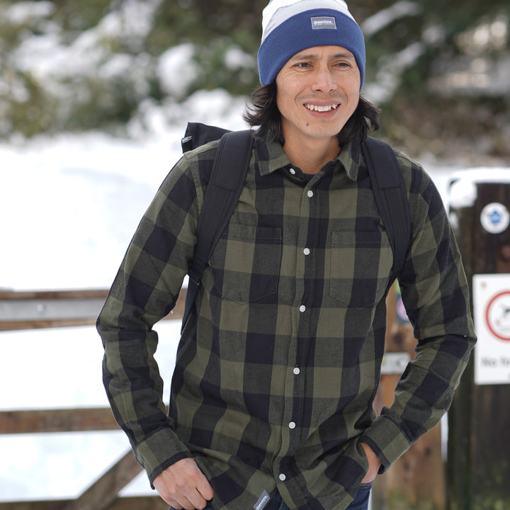 Ridgeline Recycled Beanie - Blue