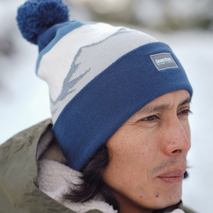 Ridgeline Recycled Beanie - Blue