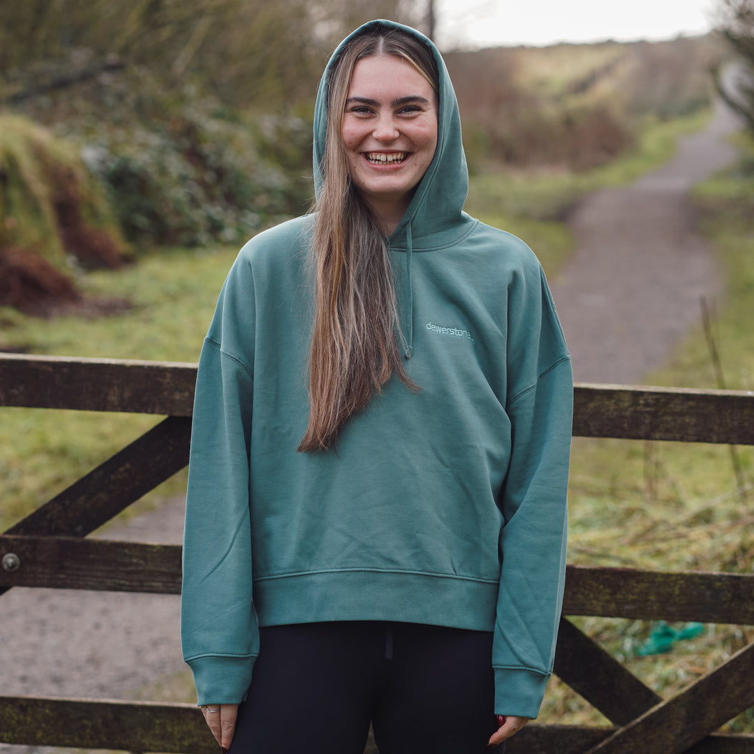 Ember Organic Cotton Boxy Hoody - Ivy