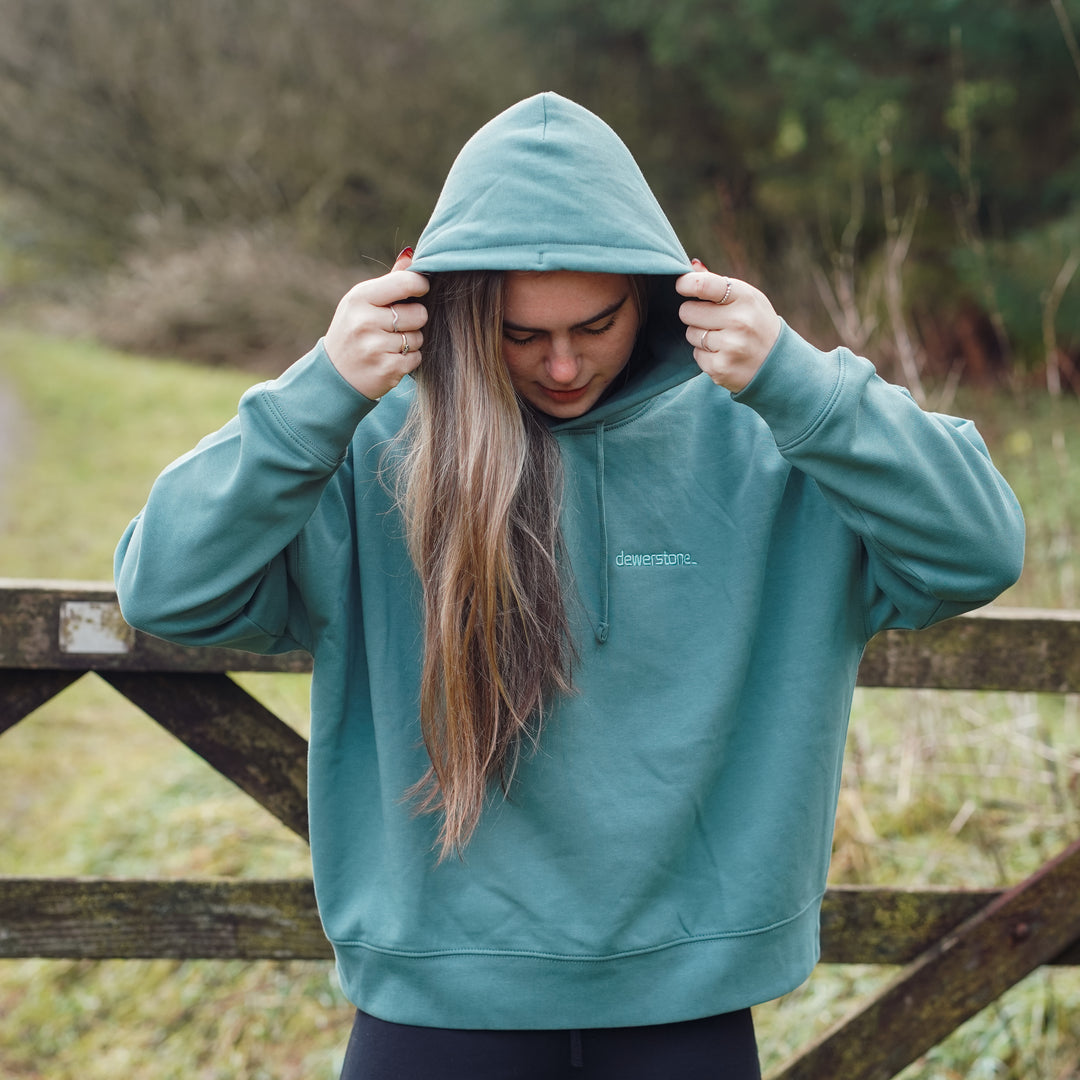 Ember Organic Cotton Boxy Hoody - Ivy