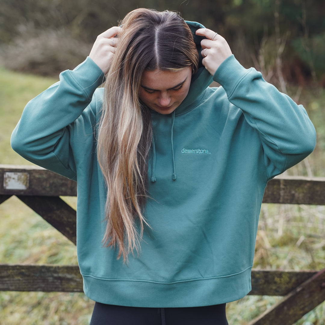 Ember Organic Cotton Boxy Hoody - Ivy