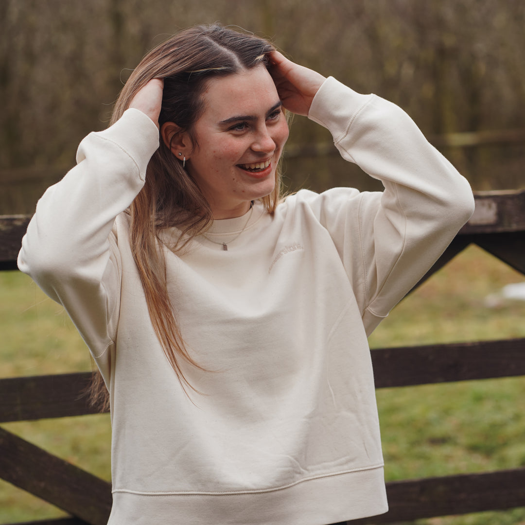 Ember Organic Cotton Boxy Sweatshirt - Raw