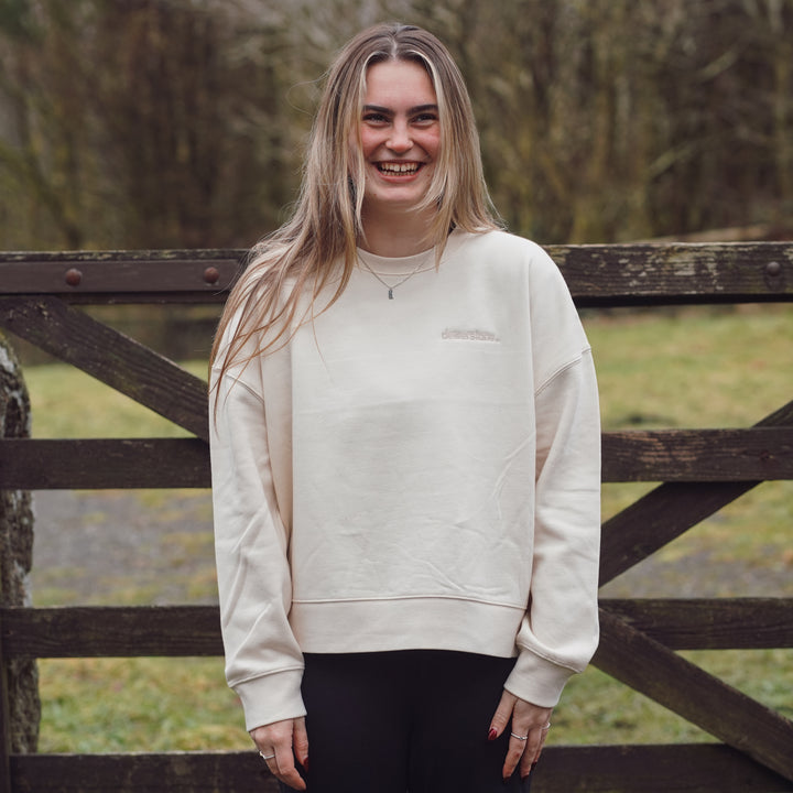 Ember Organic Cotton Boxy Sweatshirt - Raw