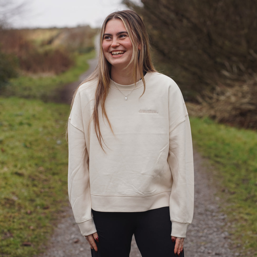 Ember Organic Cotton Boxy Sweatshirt - Raw