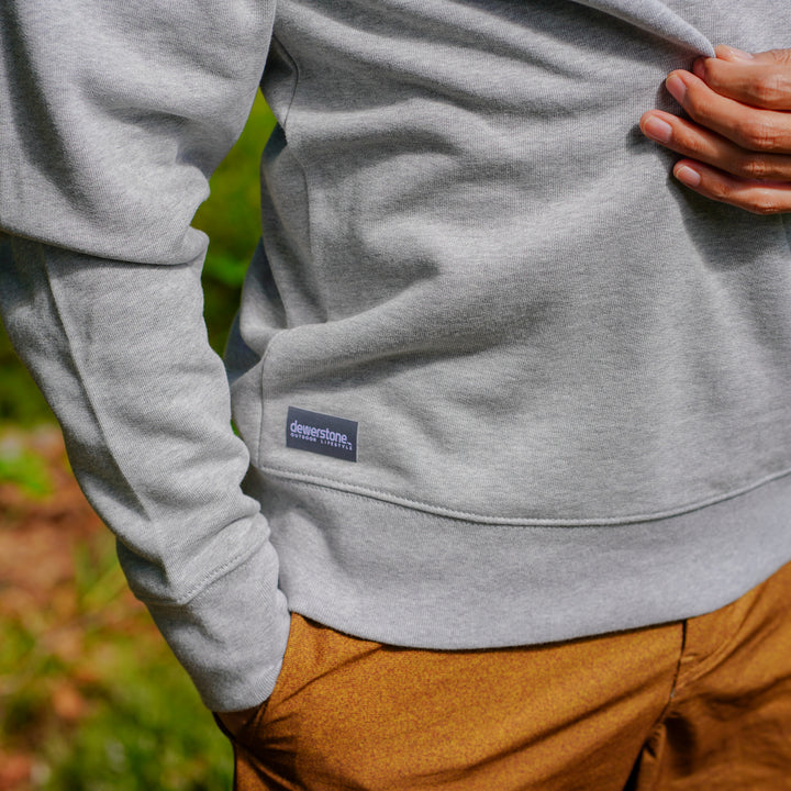 Organic Cotton Sweatshirt - Trail Grey