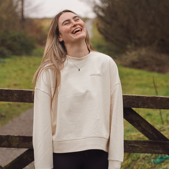 Ember Organic Cotton Boxy Sweatshirt - Raw