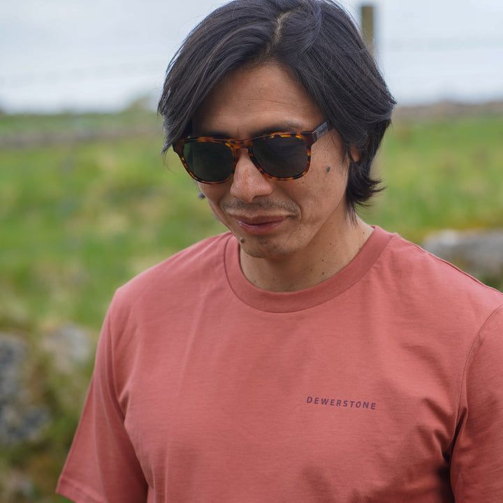 Bantham - Wood & Acetate Polarized Sunglasses - Brown Marble