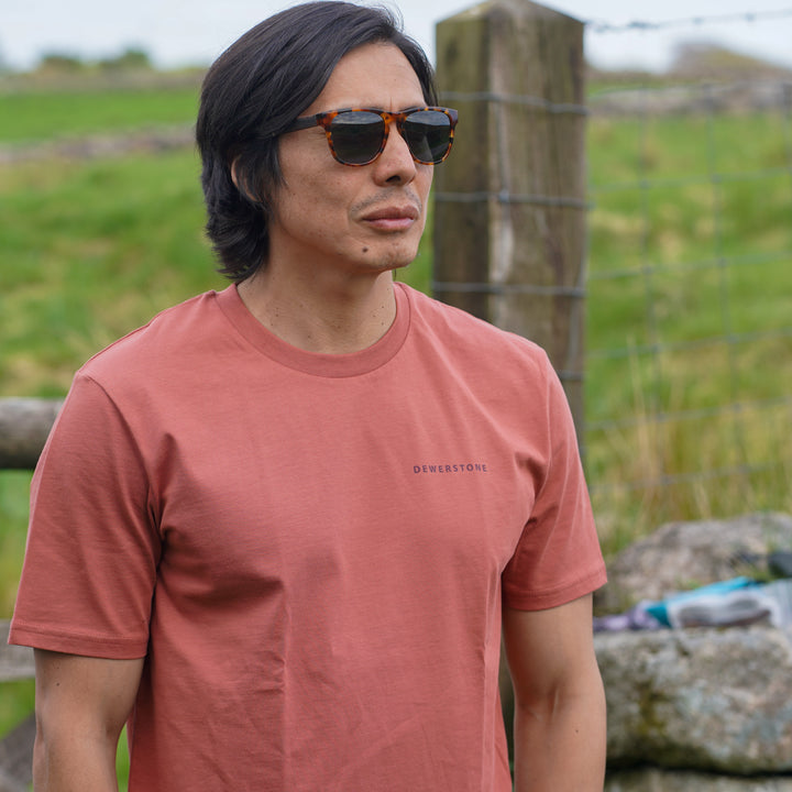 Bantham - Wood & Acetate Polarized Sunglasses - Brown Marble
