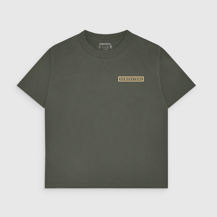 Kids Pinnacle Organic Cotton T Shirt - Khaki