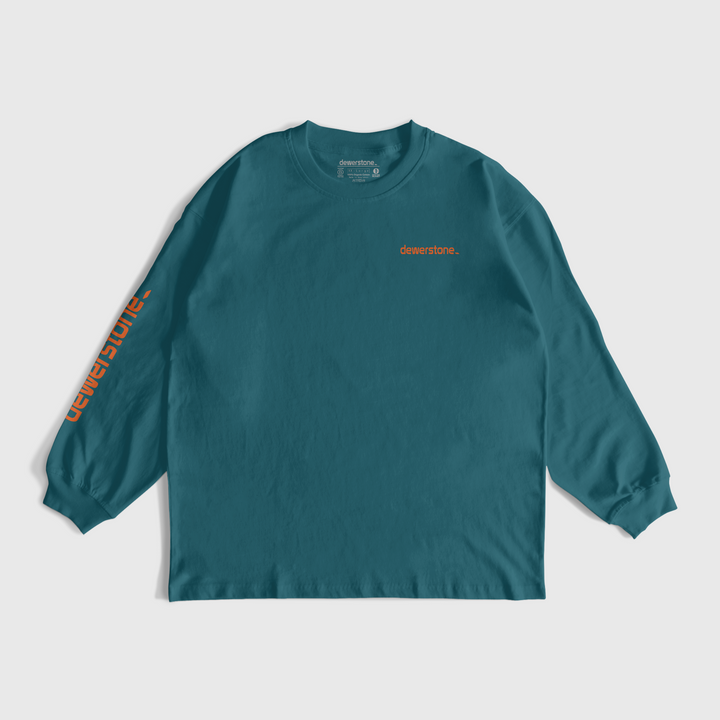 Monument Organic Cotton Long Sleeve - Teal