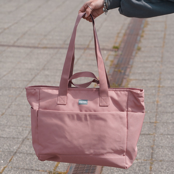 Poppins Recycled Tote Bag - Rose Clay