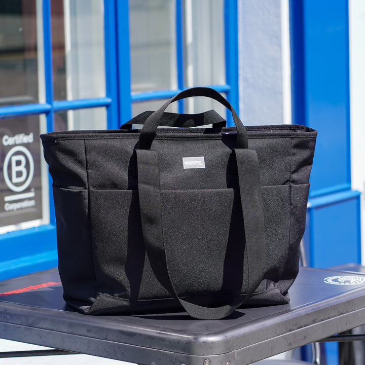 Poppins Recycled Tote Bag - Black