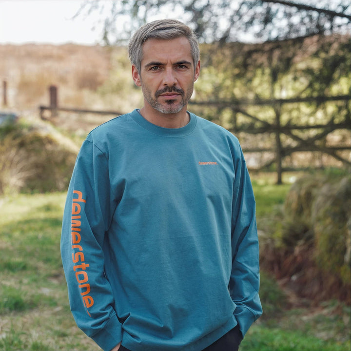 Monument Organic Cotton Long Sleeve - Teal