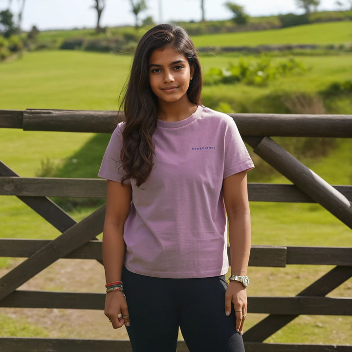 Turbo Womens Organic Cotton T Shirt - SEA PINK