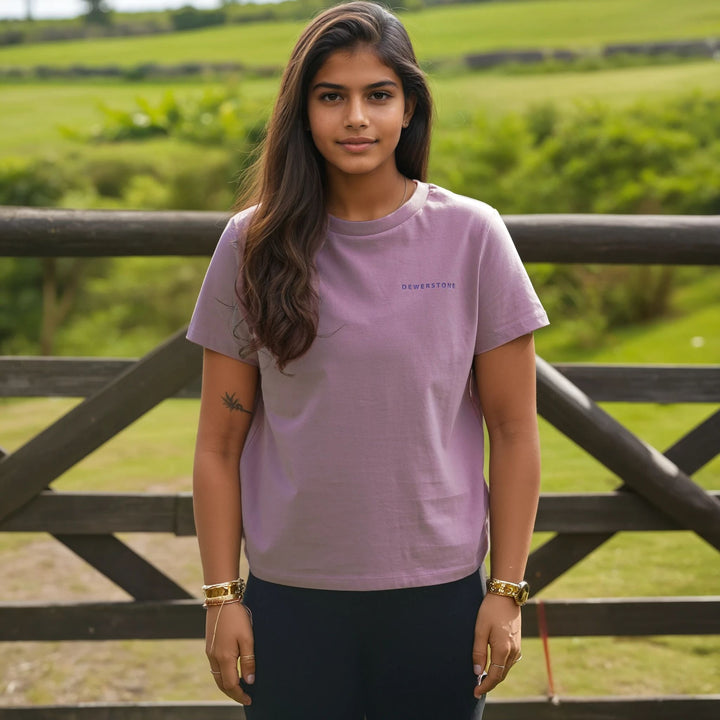 Turbo Womens Organic Cotton T Shirt - SEA PINK