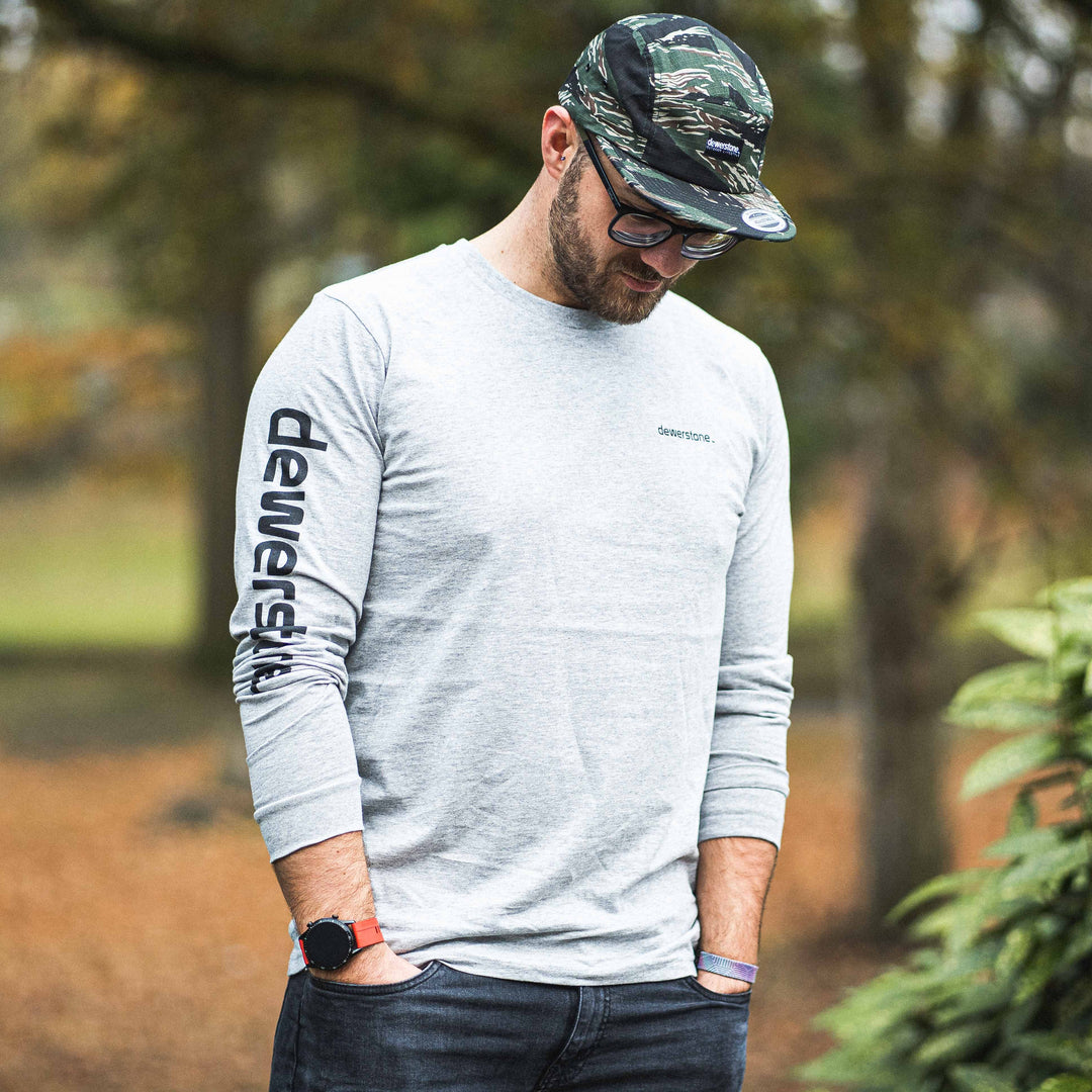 dewerstone Long Sleeve T Shirt Monument Long Sleeve - Heather Grey/Black