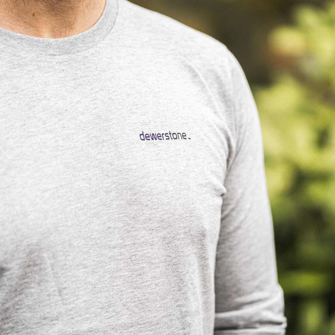 dewerstone Long Sleeve T Shirt Monument Long Sleeve - Heather Grey/Black