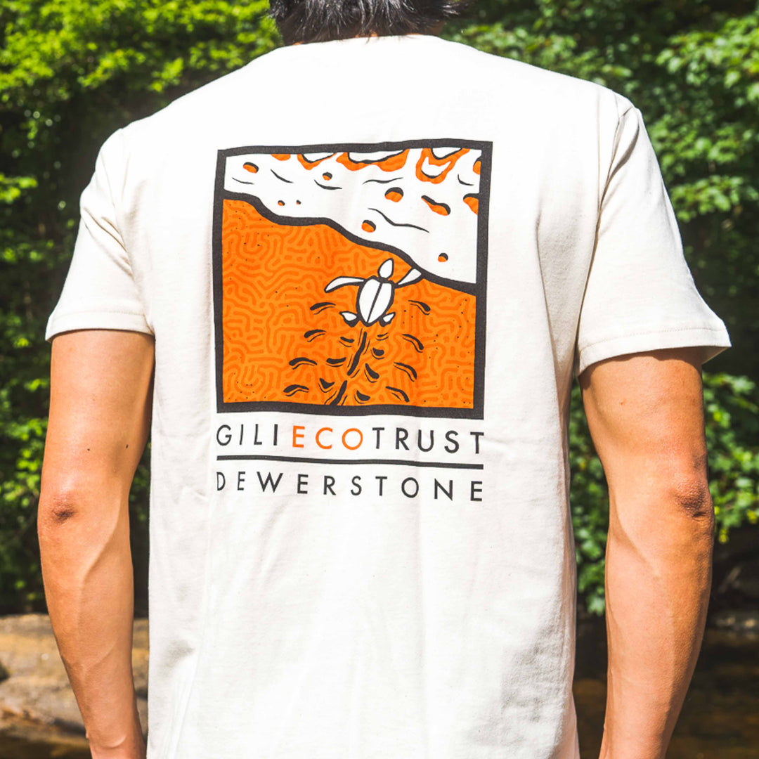 Gili Eco Trust Turtle T-Shirt - Raw - dewerstone - XS