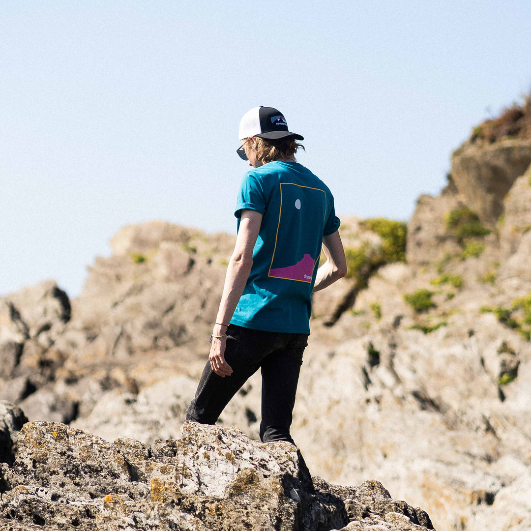 Iconic - Teal T Shirt - dewerstone - T-Shirt - XS