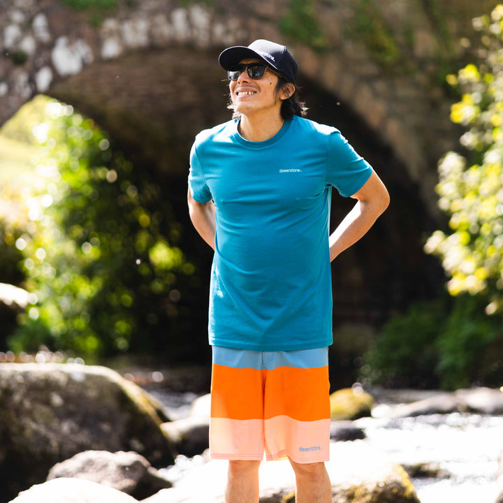 Logo T-shirt - Ocean - dewerstone - T-Shirt - XS