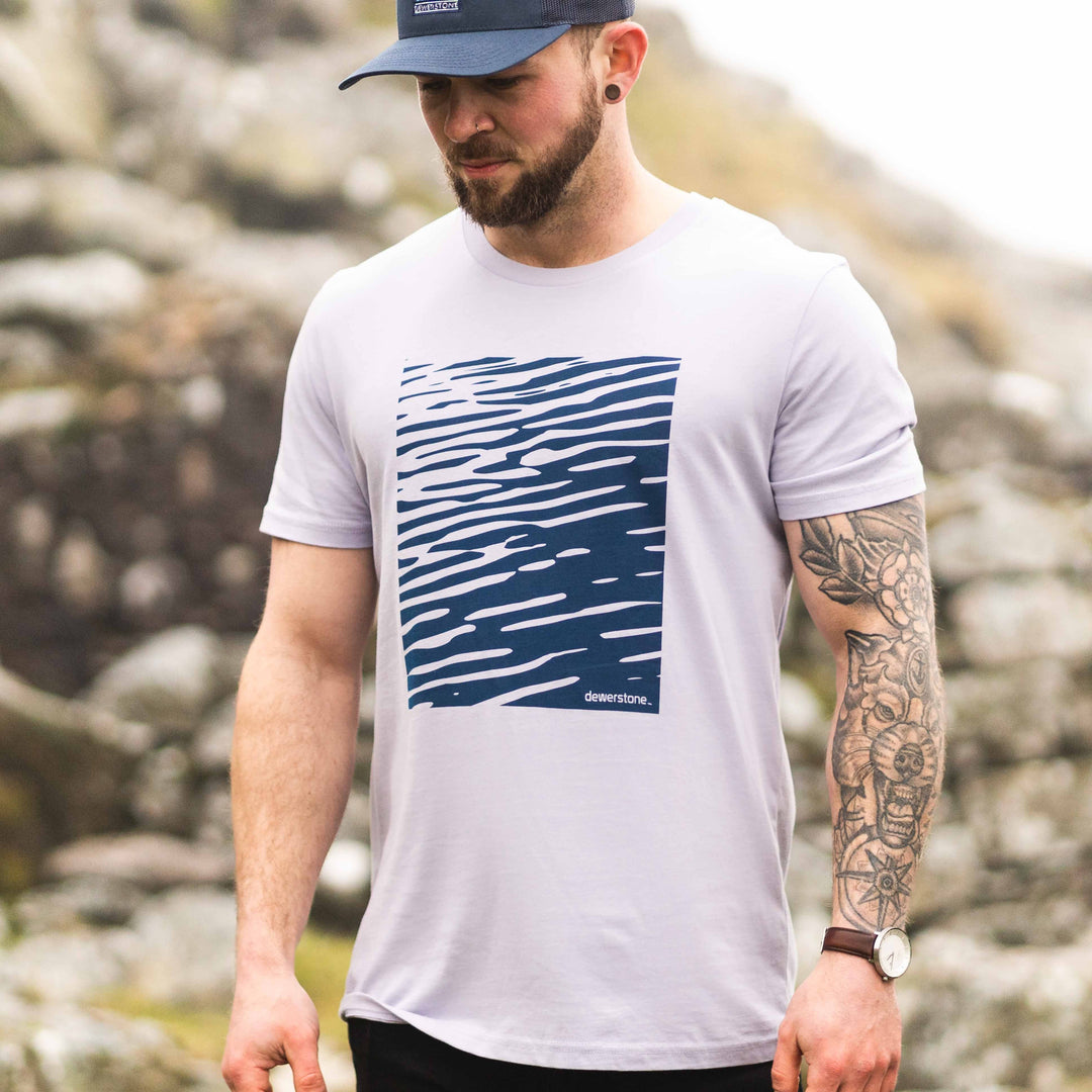 Ripple T-shirt - Pastel Purple - dewerstone - T-Shirt - XS