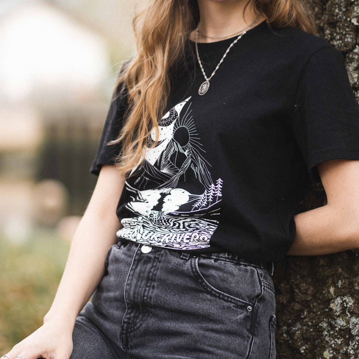 Save Our Rivers - Moonshadow T-shirt - Black - dewerstone - T-Shirt - XS