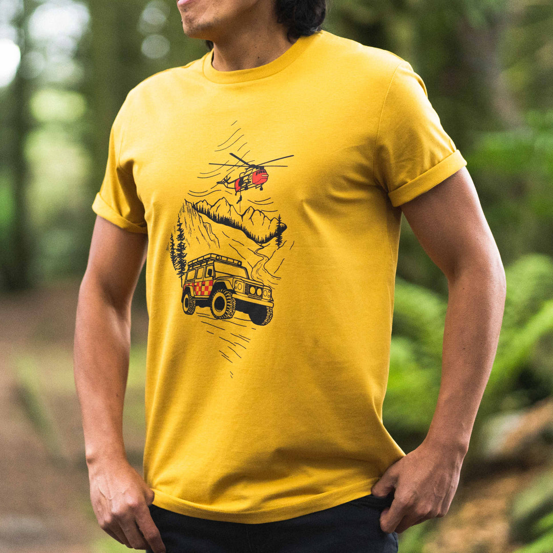 Search & Rescue T-Shirt - Golden Toffee - dewerstone - Apparel & Accessories - XS