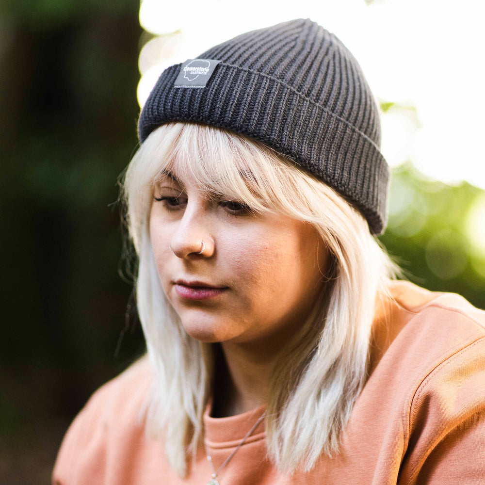 Stroller Recycled Beanie - Slate - dewerstone - Beanie -
